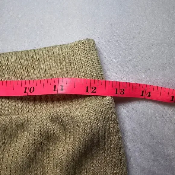 We‎ Wore What Ribbed Flare Pant Oat Size XXS - Picture 5 of 10